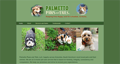 Desktop Screenshot of palmettopawsandtails.com